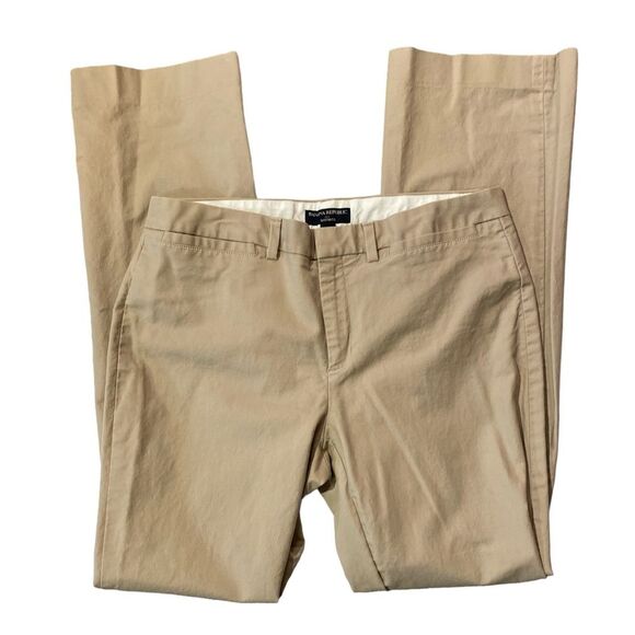 Banana Republic Classic Martin Fit Khaki Pants Trousers Women's Size 14L - Picture 1 of 9